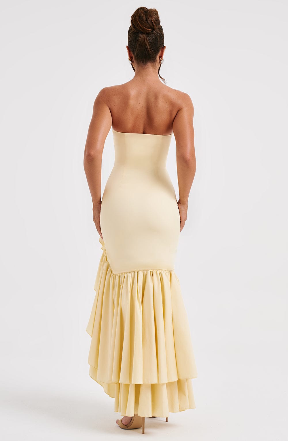 Angelina Maxi Dress - Lemon - Cinderella