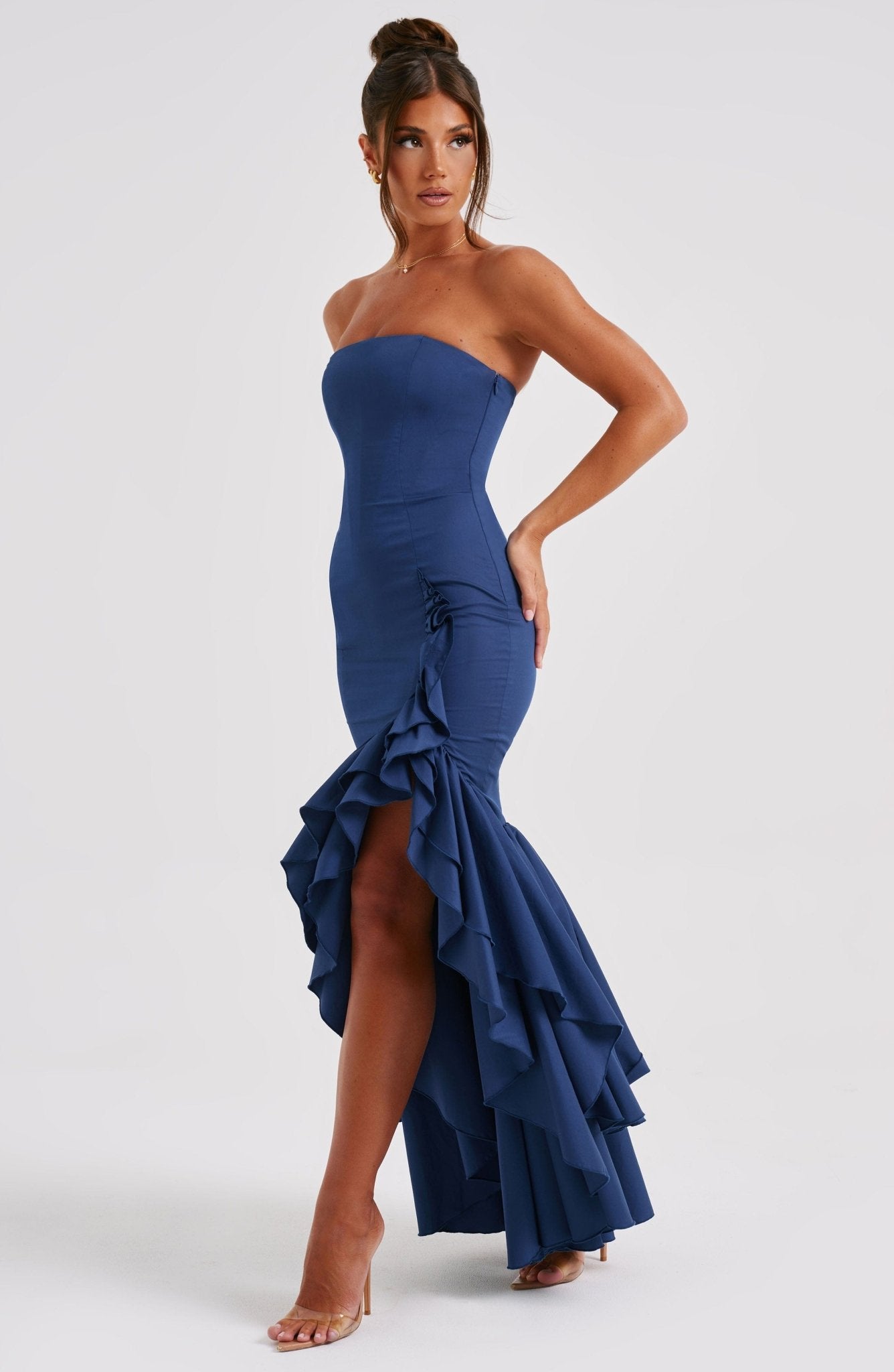 Vestido largo Angelina - Azul marino