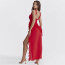 Ariana Maxi Dress - Red - Cinderella
