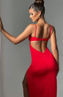 Athena Maxi Dress - Red - Cinderella