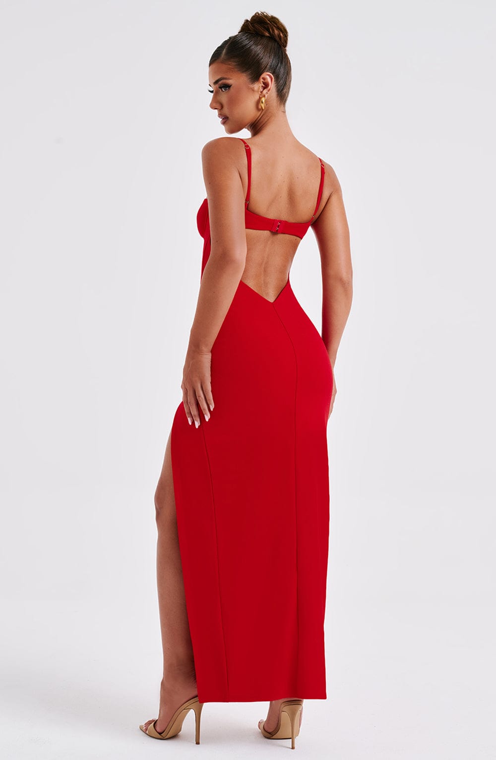 Athena Maxi Dress - Red - Cinderella