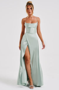 Bethany Maxi Dress - Sage - Cinderella