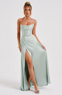 Bethany Maxi Dress - Sage - Cinderella