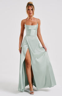 Bethany Maxi Dress - Sage - Cinderella