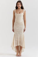 Celine Maxi Dress - Cream - Cinderella