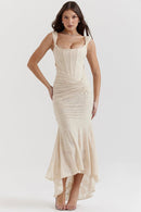 Celine Maxi Dress - Cream - Cinderella