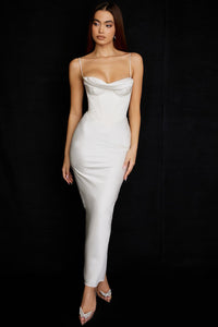 Charmelle Maxi Dress - Ivory - Cinderella