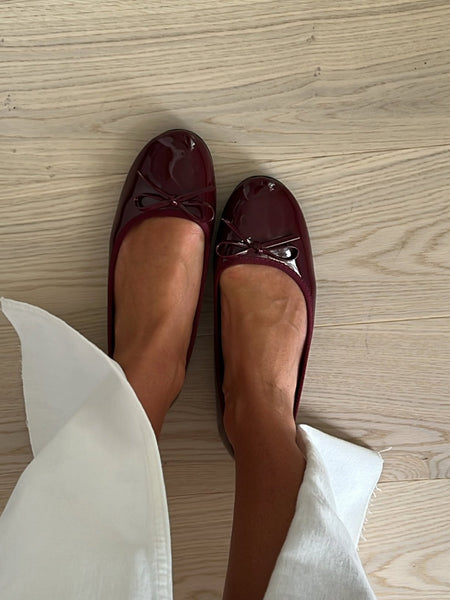 【KIMHEKIM】Monroe Ballerina Flat (Red) Monroe Ballerina Flat (White) - KIMHĒKIM