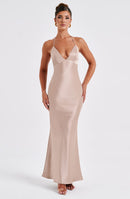 Dahlia Maxi Dress - Champagne - Cinderella