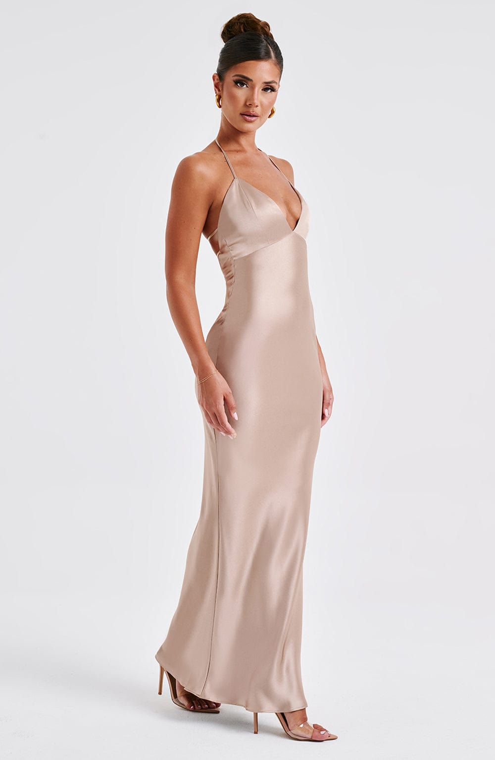 Dahlia Maxi Dress - Champagne - Cinderella