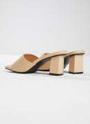 Daisy Mule Heel - Beige - Cinderella