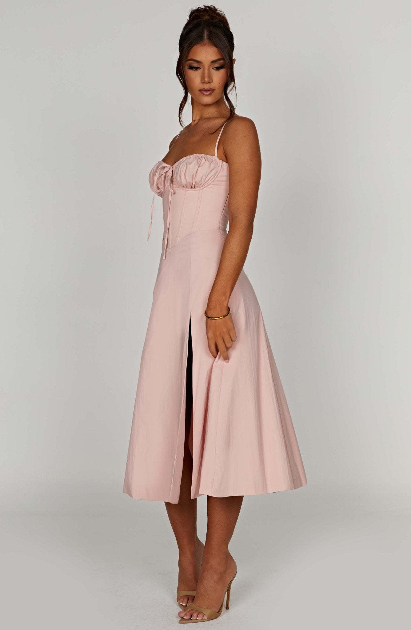 Delilah Midi Dress - Blush - Cinderella