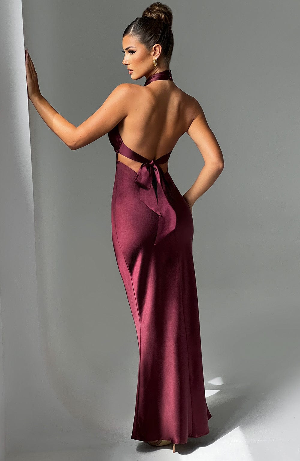 Diana Maxi Dress - Burgundy - Cinderella