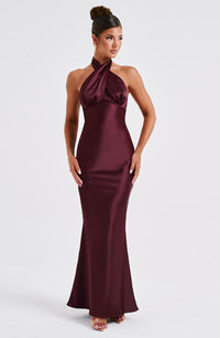 Diana Maxi Dress - Burgundy - Cinderella