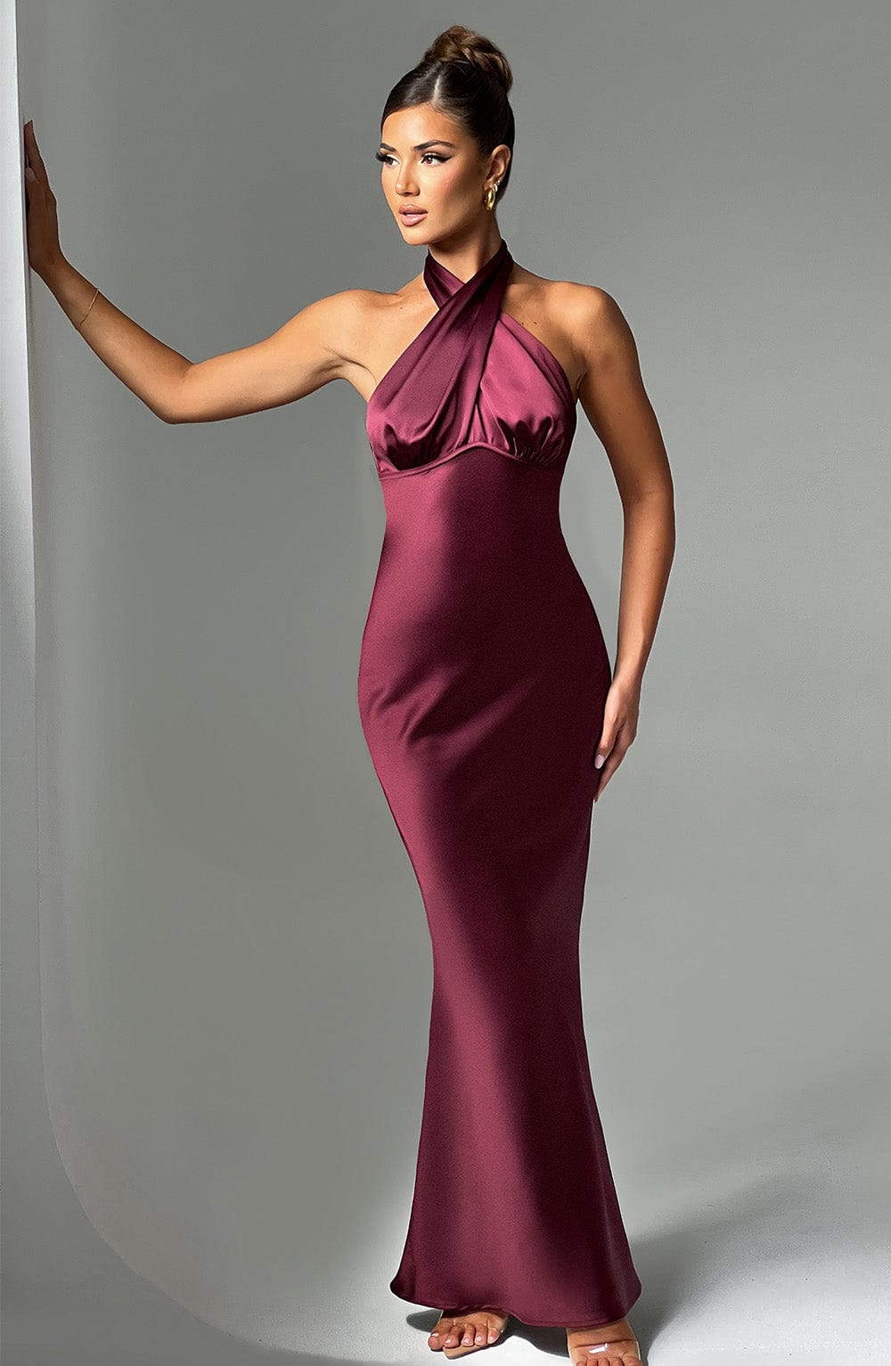 Diana Maxi Dress - Burgundy