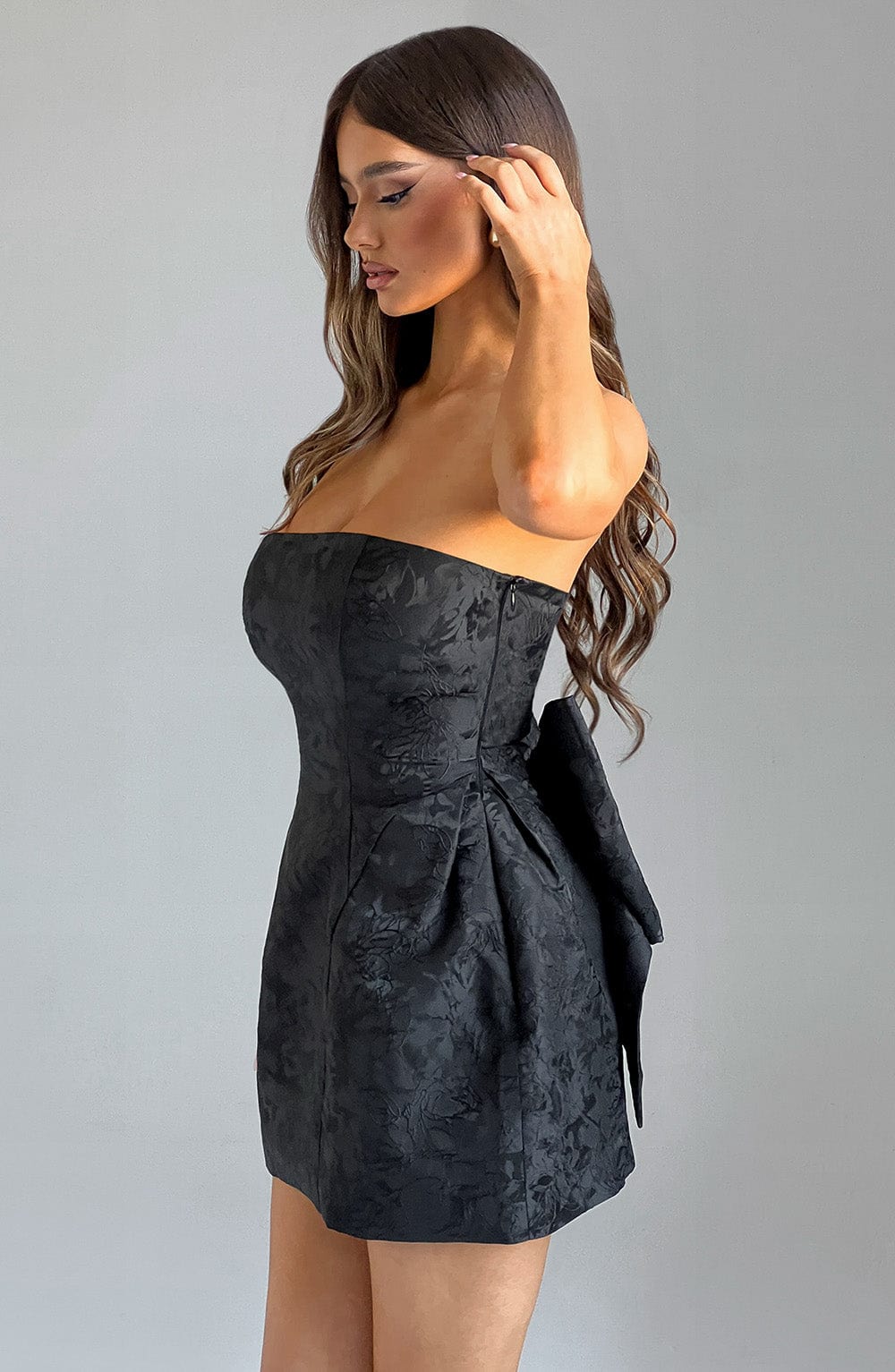 Elenora Mini Dress - Black - Cinderella