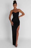 Giuliana Maxi Dress - Black - Cinderella