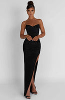 Giuliana Maxi Dress - Black - Cinderella