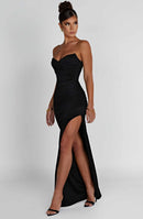 Giuliana Maxi Dress - Black - Cinderella