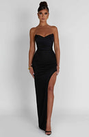 Giuliana Maxi Dress - Black - Cinderella