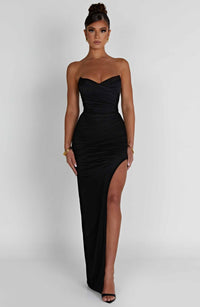 Giuliana Maxi Dress - Black - Cinderella