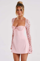 Jacinta Mini Dress - Blush -Pink Mini Dress