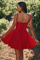 Jasmine Mini Dress - Red - Cinderella