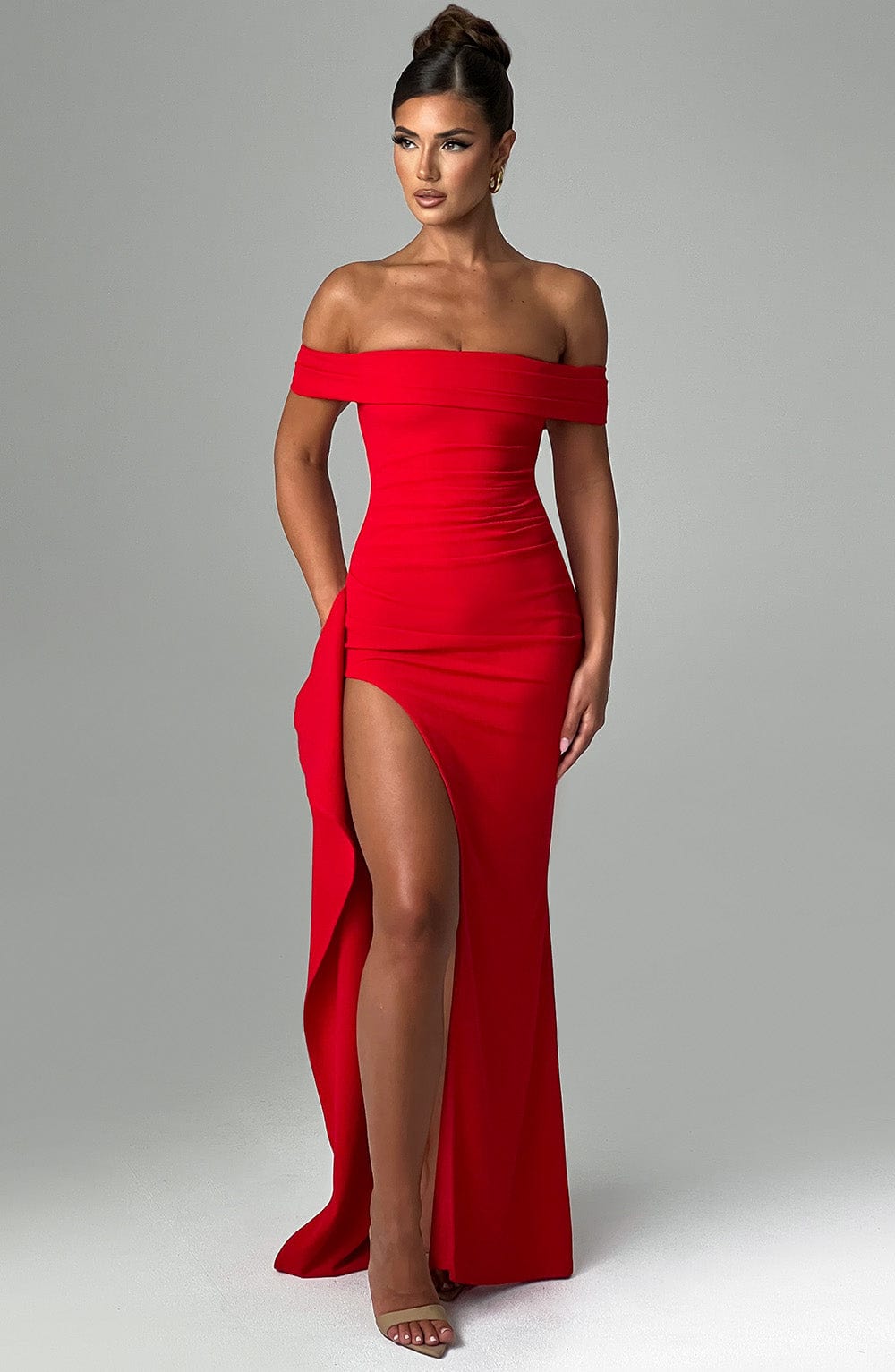 Josephine Maxi Dress - Red