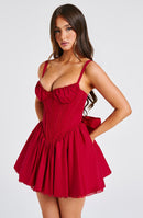 Josie Mini Dress - Red - Cinderella