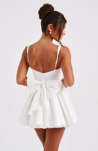 Josie Mini Dress - White - Cinderella