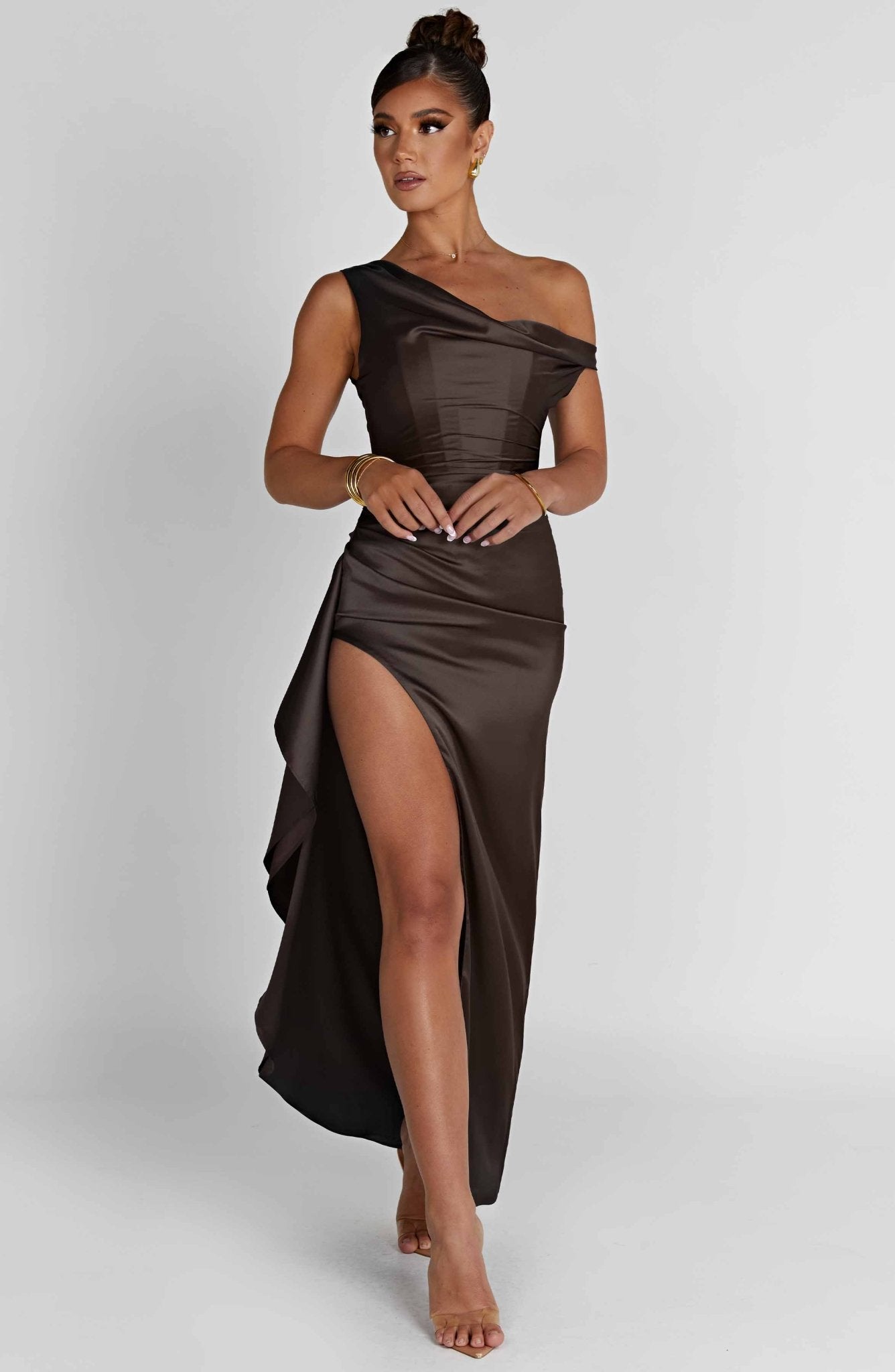 Juliette Maxi Dress - Charcoal - Cinderella