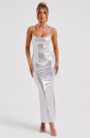 Kyrali Maxi Dress - Silver - Cinderella