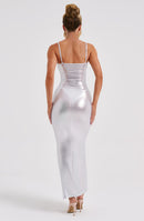 Kyrali Maxi Dress - Silver - Cinderella