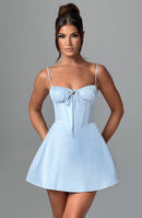 Lacey Mini Dress - Blue - Cinderella