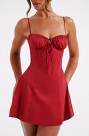 Lacey Mini Dress - Red - Cinderella