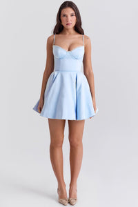Madeline Ballerina Mini Dress - Blue - Cinderella