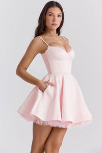 Madeline Ballerina Mini Dress - Pink - Cinderella