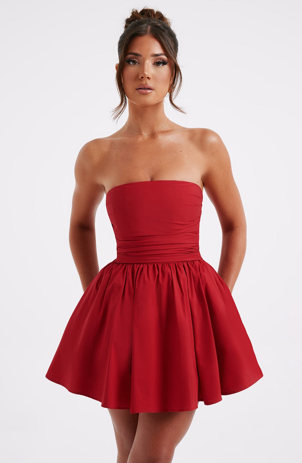 Melinda Mini Dress - Red - Cinderella