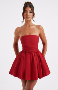 Melinda Mini Dress - Red - Cinderella