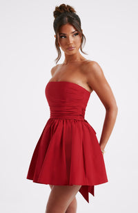 Melinda Mini Dress - Red - Cinderella