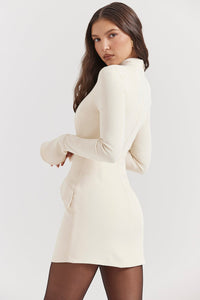 Nova Mini Dress - Ivory - Cinderella