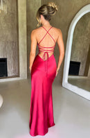 Ruby Radiance Maxi Dress-Red - Cinderella