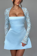 Sadie Mini Dress - Blue - Cinderella