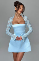 Sadie Mini Dress - Blue - Cinderella