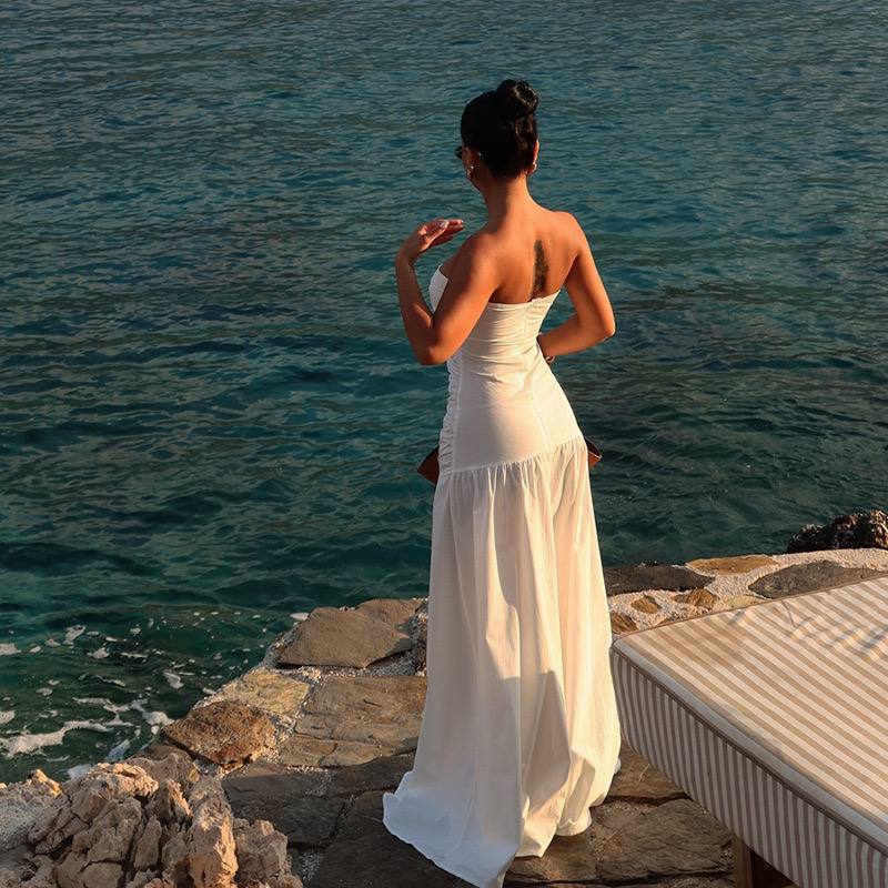 Solflare Strapless Cut - Out Maxi Dress - Cinderella