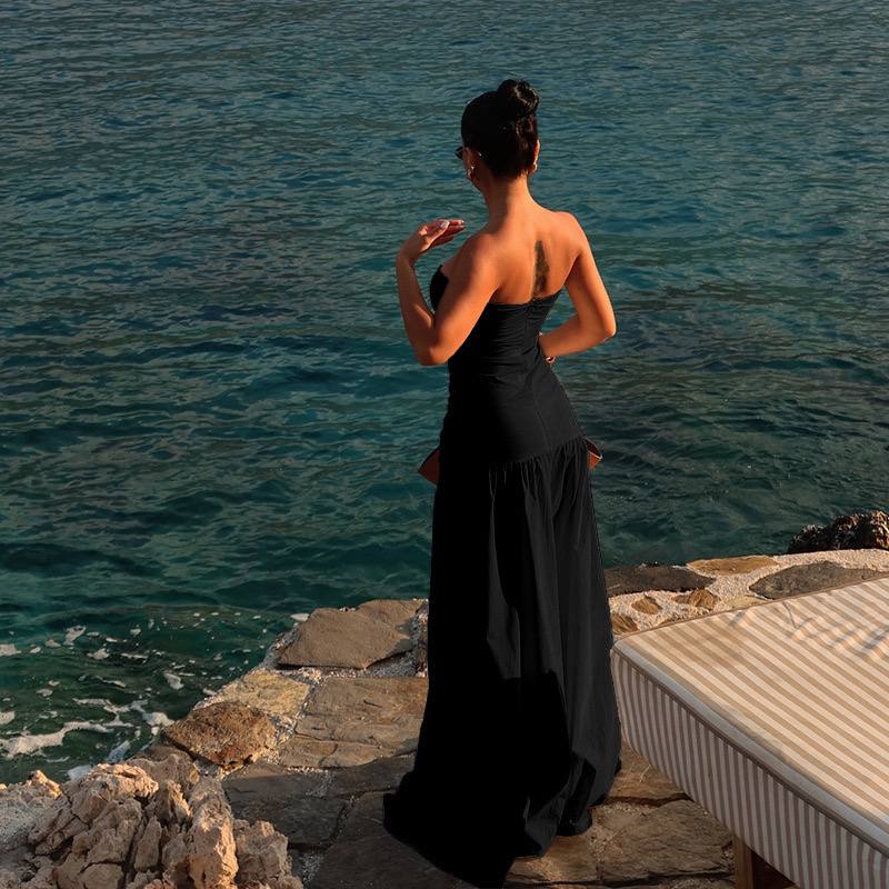 Solflare Strapless Cut - Out Maxi Dress - Cinderella