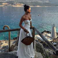 Solflare Strapless Cut - Out Maxi Dress - Cinderella
