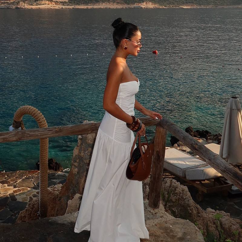 Solflare Strapless Cut - Out Maxi Dress - Cinderella
