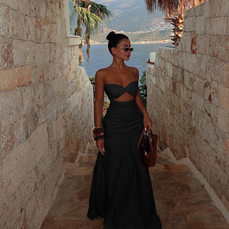 Solflare Strapless Cut - Out Maxi Dress - Cinderella