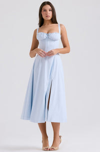 Tiana Midi Dress - Blue - Cinderella